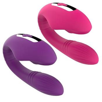 Vibrador de Casal com Pulsação - 7835
