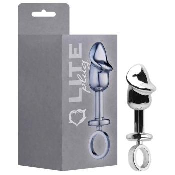 Plug Anal Pênis Prata Com Dedal Sexy Fantasy - 276