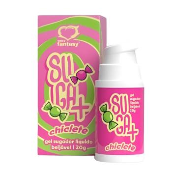Gel Sugador Beijável Chiclete Suga+ 20g Sexy Fantasy - 4701