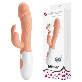 Vibrador de Ponto G e Clitóris à Pilha Easter Bunny - 7594