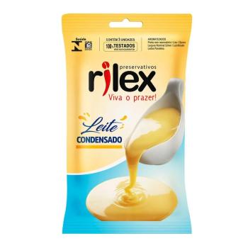 Preservativo Leite Condensado C/03un - Rilex