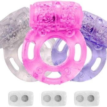 Anel Com Vibro Borboleta - 1010