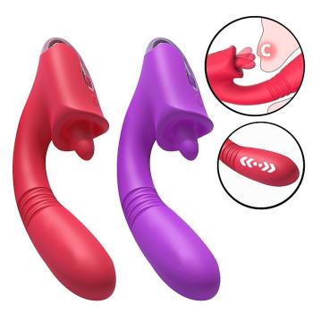 Vibrador Ponto G e Clitóris Língua Condice S-Hande - 8585