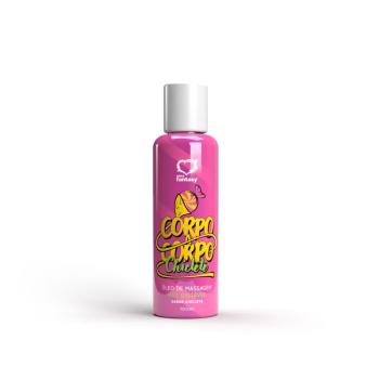 Corpo a Corpo Oleo de Massagem Hot Beijavel Chiclete 100ml Sexy Fantasy - 4871