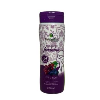 Sabonete Feminino Uva e Açaí 200ml Bio Nattiva - 3693