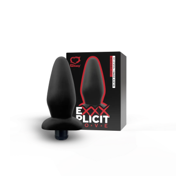 Estimulador Exxxplicit Love Black Dome com Vibro - 14x5,5cm - 141