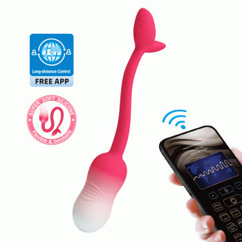 Mini Vibrador Bullet Poulsen APP - Controle Longa Distância USB - 4020