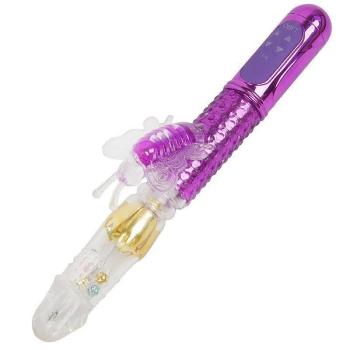 Vibrador Recarregavel Vai e Vem Dourada - 6047
