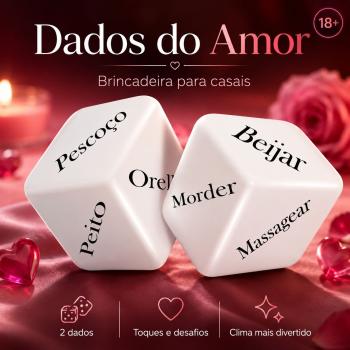 Dado Jogo Cubo do Amor C/2un Sexy Fantasy - Br006