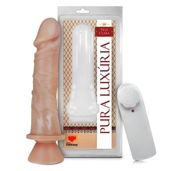Penis C/vibro e Ventosa 18,0 x 4,4cm Sexy Fantasy - PV022