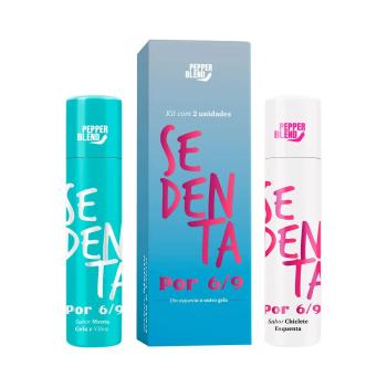 Sedenta Por 69 Kit Gela, Vibra e Esquenta 7g Pepper Blend - PB420
