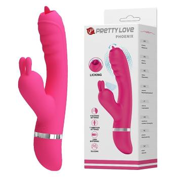Vibrador Ponto G e Clitóris Phoenix Pretty Love - 6980