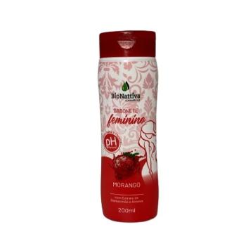 Sabonete Feminino Morango 200ml Bio Nattiva - 3688