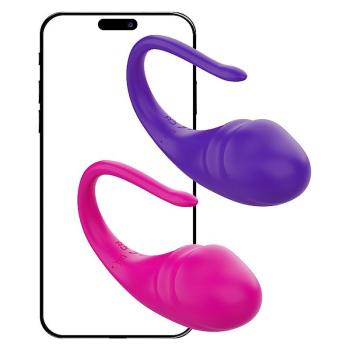 Vibrador Bullet Shiva Silicone 9 Modos - Controle APP Longa Distância - 9593