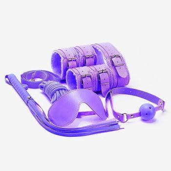Kit Sado Erótico Roxo 7 Peças Bandage 3 - 8123