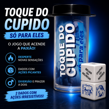 Toque Do Cupido - Eles (2 Dados) Jogo Sensual - DA3200