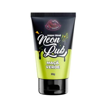 Neon Lub Maçã Verde Gel Comestível Brilha na Luz Negra 30g Pepper Blend - PB332