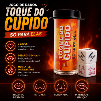 Toque Do Cupido - Elas (2 Dados) Jogo Sensual - DA3300