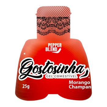Gostosinha Morango Com Champanhe Gel 25g Pepper Blend - PB236