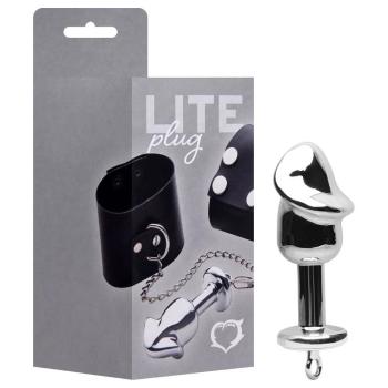 Plug Anal Pênis Prata C/ Alça M Sexy Fantasy - 275