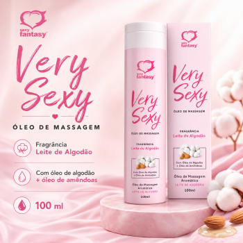 Oleo de Massagem Very Sexy Leite de Algodão 100ml Sexy Fantasy - 7160
