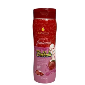 Sabonete Feminino Babbalu Morango 200ml Bio Nattiva - 3695