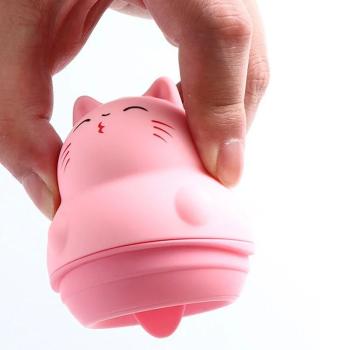 Vibrador de Clitóris - Gato estimulador com Língua - 8252