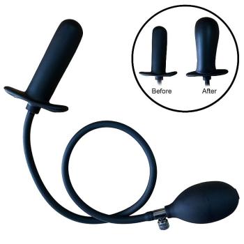 Plug Anal Silicone Inflável - 9244