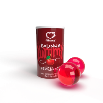 Bolinhas Beijáveis Yummy Cereja Ice 2un Sexy Fantasy - 8160