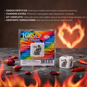 Jogo Do Prazer Homem X Homem Jogo Sensual - DA1200
