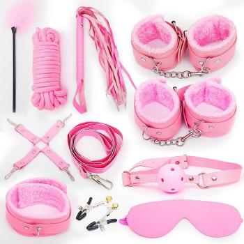 Kit Sado Erótico com 11 Peças Bondage SI - 8307