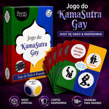 Raspadinha Kamasutra Gay Jogo Sensual - JK1200