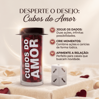 Cubos Do Amor (2 Dados) Jogo Sensual - DA4100