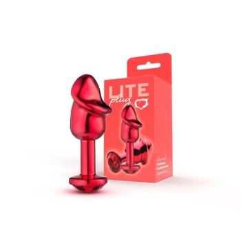 Plug Anal Pênis Vermelho C/ Pedra Vermelha M Sexy Fantasy - 258