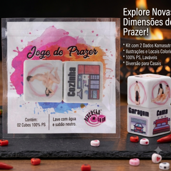 Jogo Do Prazer Hot Color (2 Dados) Jogo Sensual - DA2300