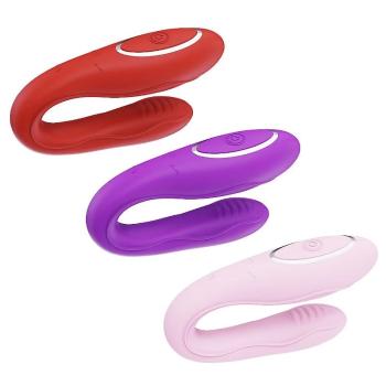 Vibrador de Casal Silicone 2 Motores - Controle APP Longa Distância - 8344