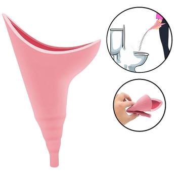 Funil Urinário Feminino Portátil Silicone Xixi em Pé - 9493