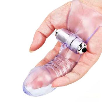 Dedeira com Vibrador 1 Vibração Silicone SI - 9436