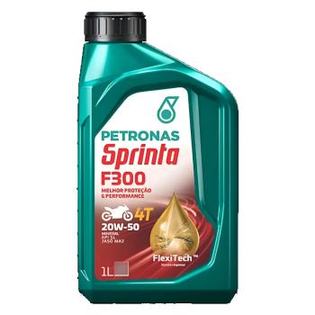 ÓLEO PETRONAS SPRINTA F300 4T 20W50 API SL MINERAL 1L 7891414547426