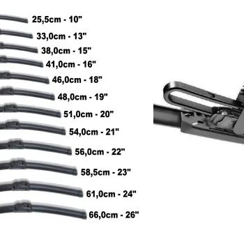 KIT 10 PALHETAS SILICONE GANCHO U 16