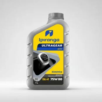 OLEO CAMBIO MANUAL SINTETICO IPIRANGA ULTRAGEAR 75W80 GL-4 1L 7891165011474