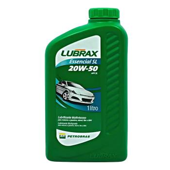 ÓLEO PARA MOTOR LUBRAX ESSENCIAL SL 20W50 1L 7891344013886