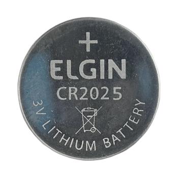 BATERIA BOTAO CR2025 3V C/1 - ELGIN