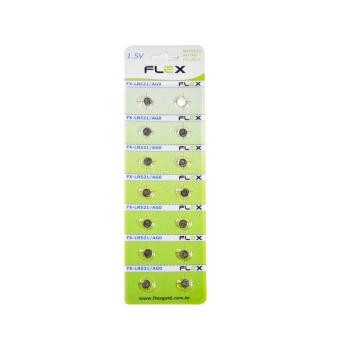 BATERIA BOTAO FX-LR521 1.5V C/2 - FLEXPEÇAS FX-LR521/AG0 FLEXGOLD 7908417101750