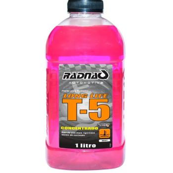 ADITIVO FLUIDO RADIADOR ROSA CONCENTRADO T5 RADNAQ 1L 7898173501881