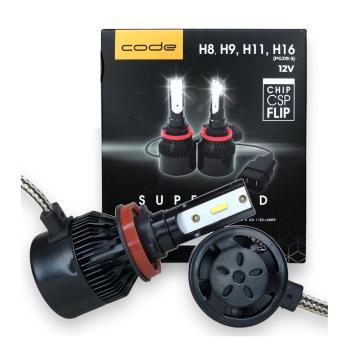 KIT SUPER LED CODE H11-H8-H16T-H9 8000k 12V COD 4895239062303