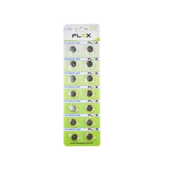 BATERIA LR920/AG6 1.5V CARTELA 14 PEÇAS FX-LR920/AG6 FLEXGOLD 7908417101767
