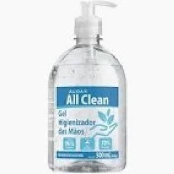 ALCOOL GEL 70º PUMP 500ML ALL CLEAN