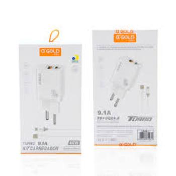 Carregador Tipo C Para Lightning Turbo 40w A'gold Ca42-3