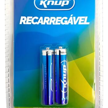 Pilha knup carrecavel AAA 1100mah